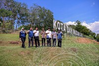 LAWATAN KERJA YB MENTERI  DATUK AARON AGO DAGANG,  KEMENTERIAN PERPADUAN KE MUZIUM KOTA LUKUT