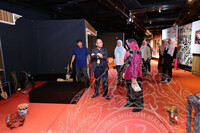 LAWATAN DKP PEMASANGAN PAMERAN MINI ART SHOW DI GALERI MUZIK