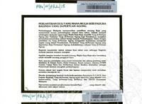 NOTA PENERANGAN DAN PAMERAN RAJA KITA 1980