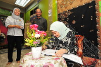 LAWATAN LESTARI SEMARAK PELANCONGAN NEGERI PERLIS YB MENTERI MOTAC (YB Dato' Sri Hajah Nancy Shukri)  KE MUZIUM KOTA KAYANG