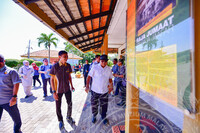 LAWATAN KERJA YB MENTERI  DATUK AARON AGO DAGANG,  KEMENTERIAN PERPADUAN KE MUZIUM KOTA LUKUT