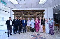 LAWATAN KERJA RASMI KE JMM DARI BALAI KHAZANAH ISLAM SULTAN HAJI HASSANAL BOLKIAH, BRUNEI DARUSSALAM