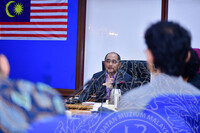 KUNJUNGAN KHIDMAT NASIHAT DARIPADA PENGURUS BESAR TAMAN WARISAN MELAYU, LEMBAGA WARISAN NEGARA SINGAPURA