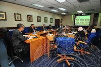 MESYUARAT PENYEDIAAN VIDEO INFO SEJARAH BERSAMA KEMENTERIAN PENDIDIKAN MALAYSIA DI BILIK PETALA INDERA