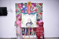 MAJLIS PERSARAAN PUAN ZALEHA BINTI TASRIB DIHADAPAN BILIK DATO KP