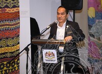 MAJLIS PERASIMAN PAMERAN REMINI SCENCES OF ORIGINS UNFOLDING CULTURA NARRATIVES EXHIBITION,PAMERAN UITM DAN MTN