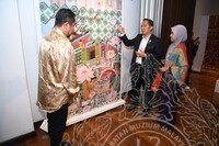 MAJLIS PERASIMAN PAMERAN REMINI SCENCES OF ORIGINS UNFOLDING CULTURA NARRATIVES EXHIBITION,PAMERAN UITM DAN MTN