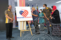 MAJLIS PERASMIAN PAMERAN HARI KEBANGSAAN DAN ACARA KIBAR JALUR GEMILANG