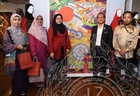 MAJLIS PERASIMAN PAMERAN REMINI SCENCES OF ORIGINS UNFOLDING CULTURA NARRATIVES EXHIBITION,PAMERAN UITM DAN MTN