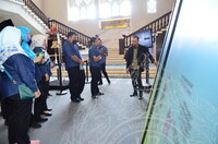 LAWATAN KERJA MUZIUM DI RAJA ABU BAKAR  KE JMM DI MAKMAL KONSERVASI