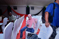 HMA2023 - SUASANA PERSIAPAN TEMPAT DI DEWAN PAMERAN HMA 2023 DAN PENTAS UTAMA DI BORNEO CULTURES MUSEUM